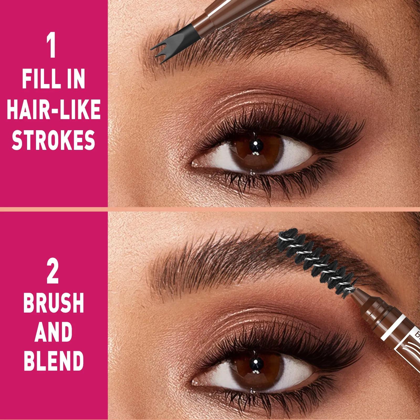 2-in-1 Liquid Eyebrow Pen