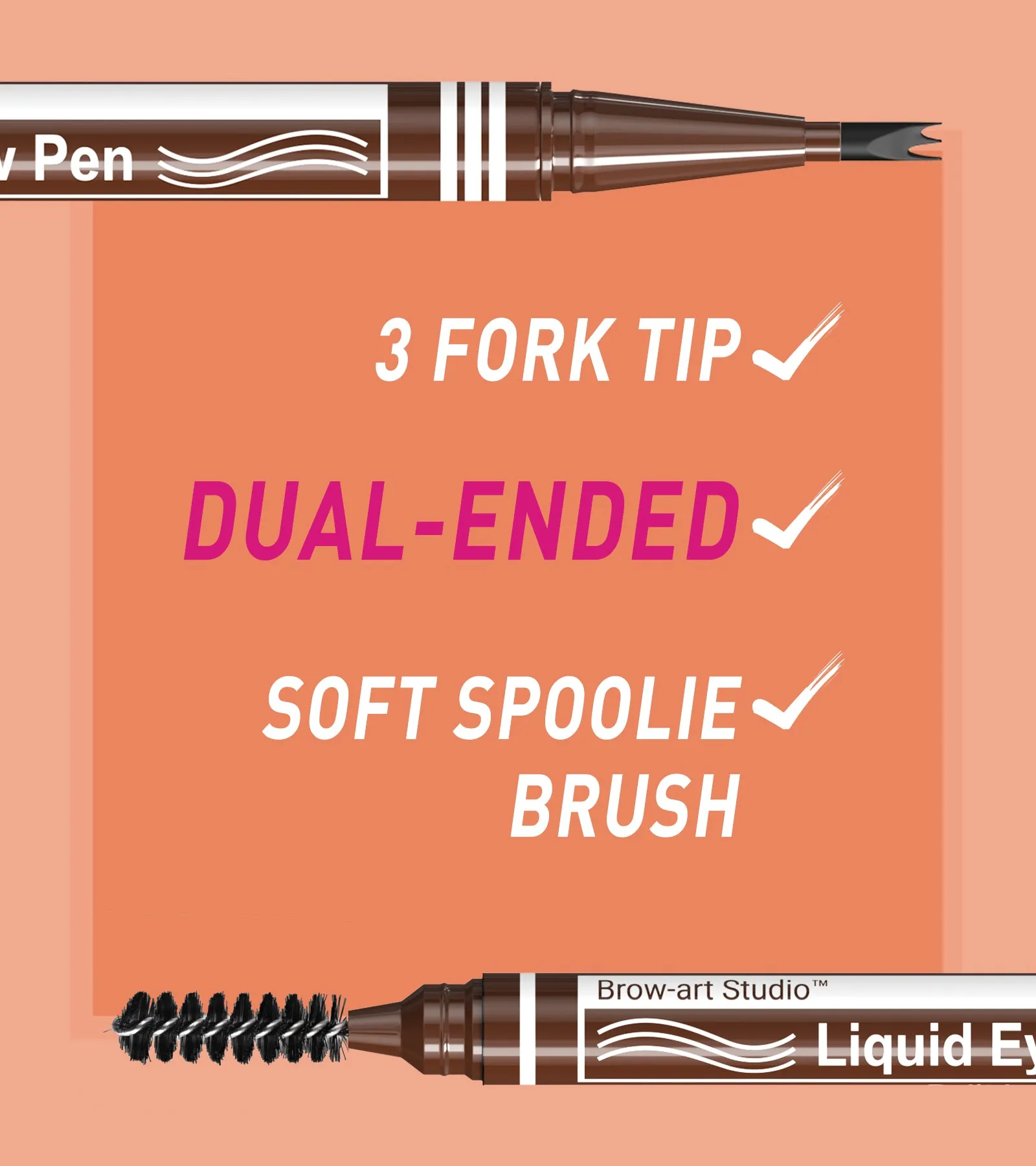 2-in-1 Liquid Eyebrow Pen