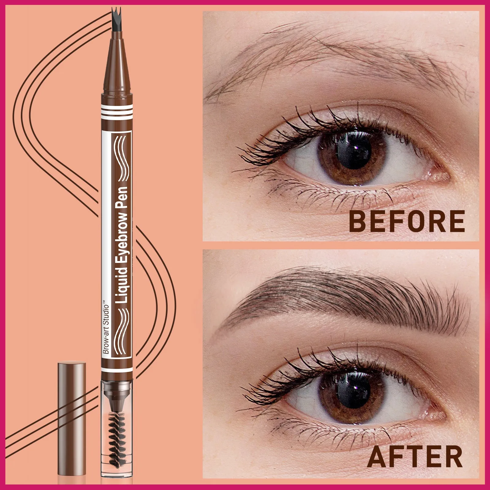 2-in-1 Liquid Eyebrow Pen