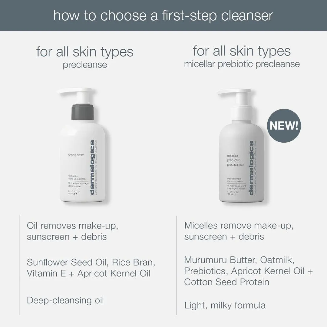 micellar prebiotic precleanse sachet